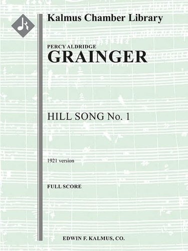 Hill Song No. 1 (1921 Version) Conductor's Score