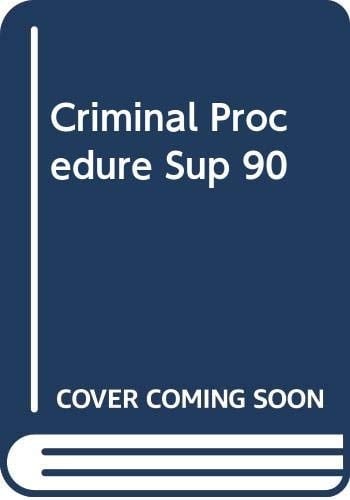 Supplement Constitutional Criminal Procedure