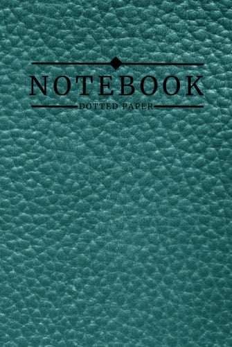 Dotted Bulled Grid Journal with Transparent Hardcover Notebook 6x9 352 pages