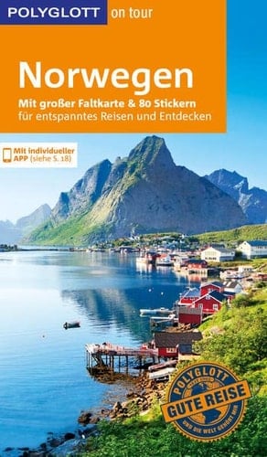 Norwegen mit großer Faltkarte & 80 Stickern für die individuelle Planung