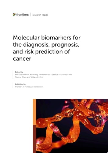 Molecular biomarkers for the diagnosis, prognosis, and risk prediction of cancer