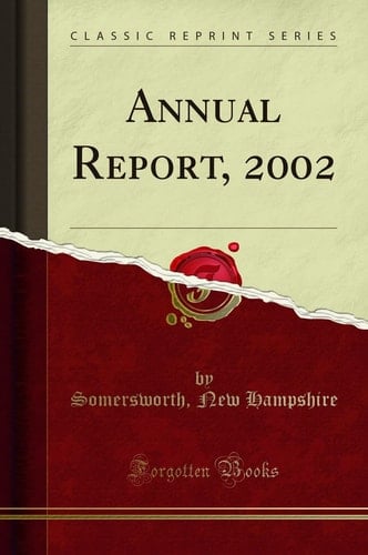Annual Report, 2002 (Classic Reprint)