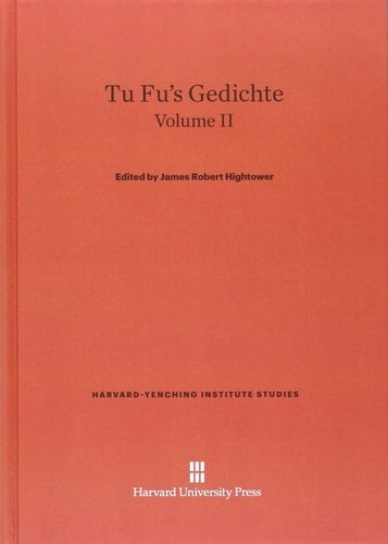 Tu Fu's Gedichte, Volume II
