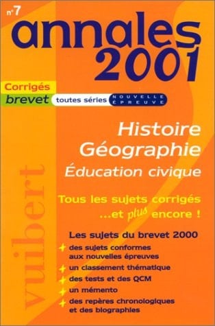 Histoire-géographie, éducation civique les sujets du brevet 2000