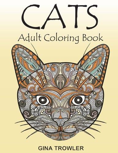 Cats Adult Coloring Book: Cat Lover