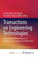 Transactions on Engineering Technologies International Multiconference of Engineers and Computer Scientists 2014