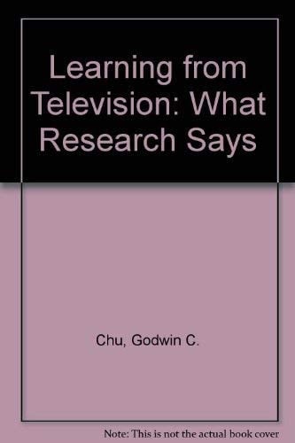 Learning from Television: What Research Says