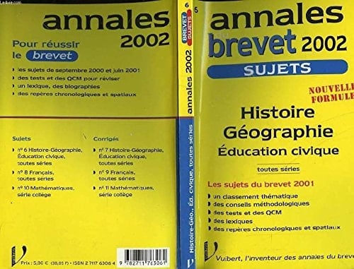 Histoire Geographie Education Civique Toutes Series. Sujets 2002