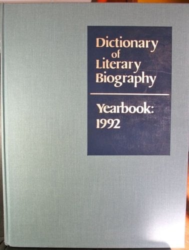 Dictionary of Literary Biography Yearbook, 1992