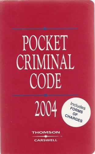 Pocket Criminal Code 2004