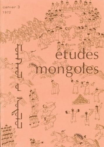 ETUDES MONGOLES N 3 1972