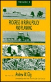 Progress in Rural Policy and Planning, 1992
