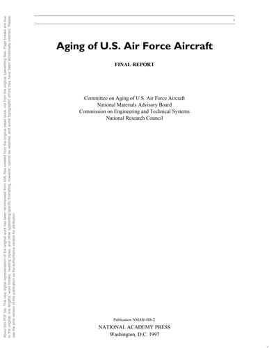 Aging of U.S. Air Force Aircraft Final Report