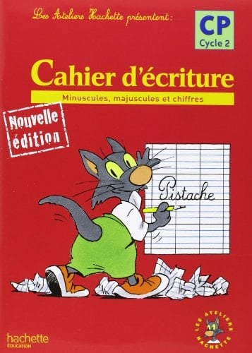 Cahier d'écriture CP Minuscules, majuscules et chiffres