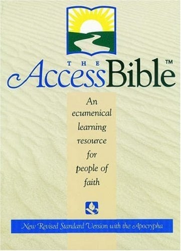 The Access Bible, New Revised Standard Version with Apocrypha (Bonded Leather Black 9871A)