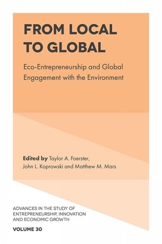 From Local to Global Eco-Entrepreneurship and Global Engagement with the Environment