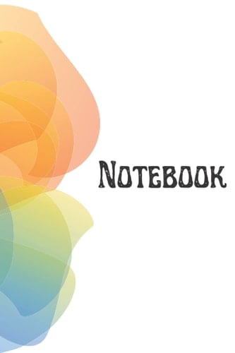 Notebook: Colorful Rainbow Notebook