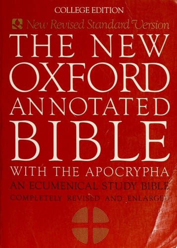 The New Oxford Annotated Bible with the Apocrypha, New Revised Standard Version