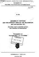 Gesammelte Vorträge der 600-Jahrfeier Oswalds von Wolkenstein, Seis am Schlern 1977 (Göppinger Arbeiten zur Germanistik ; Nr. 206) (German Edition)