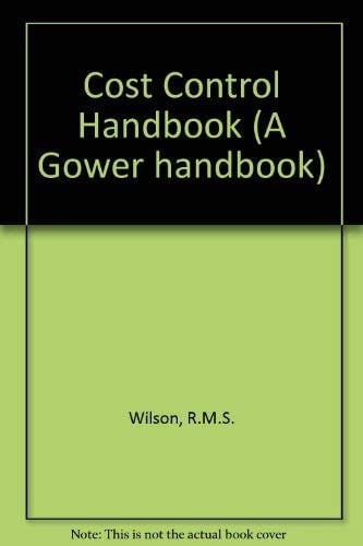 Cost Control Handbook