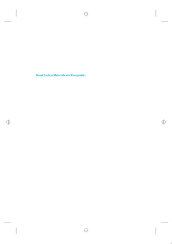Novel Carbon Materials and Composites Synthesis, Properties and Applications