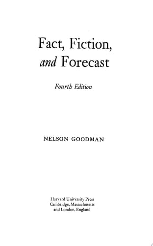 Fact, Fiction, and Forecast Fourth Edition