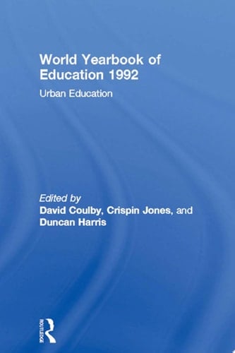 World Yearbook of Education 1992 Urban Education