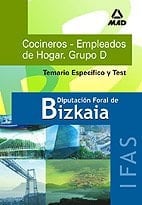 Cocineros empleados hogar de la diputacion foral de bizkaia. Temario y test especifico