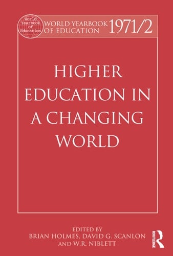 World Yearbook of Education 1971/2