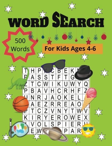 Word Search Puzzle Book for Kids: Ages 4-6