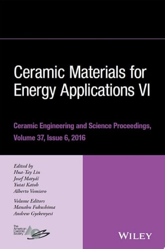 Ceramic Materials for Energy Applications VI, Volume 37, Issue 6