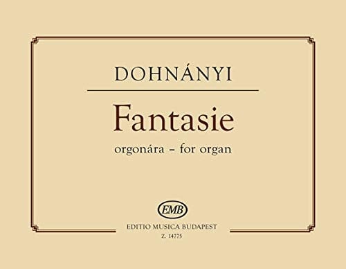 Fantasie for organ First edition (Organ)
