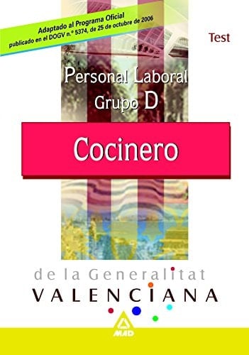 Cocinero de la Generalitat Valenciana Test