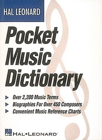 Hal Leonard Pocket Music Dictionary Prepack