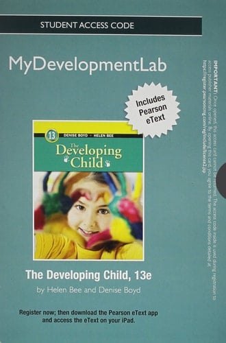 The Developing Child MyDevelopmentLab Access Code: Includes Pearson Etext