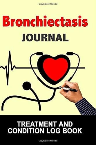 Bronchiectasis Journal Treatment and Condition Log Book, 150 College-Ruled Pages