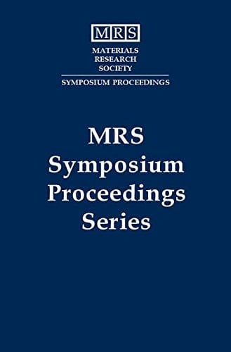 Amorphous and Heterogeneous Silicon Thin Films – 2000: Volume 609 (MRS Proceedings)