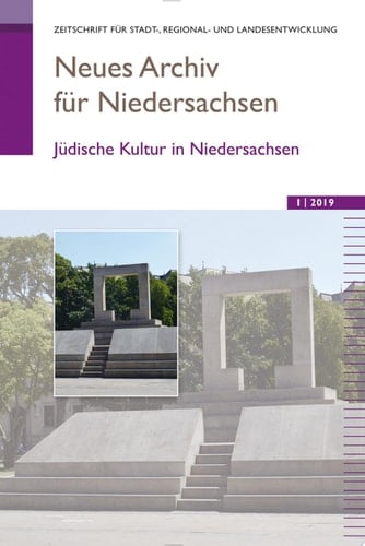 Neues Archiv für Niedersachsen 1.2019 Jüdische Kultur in Niedersachsen