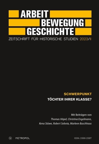 Schwerpunkt: Töchter ihrer Klasse?
