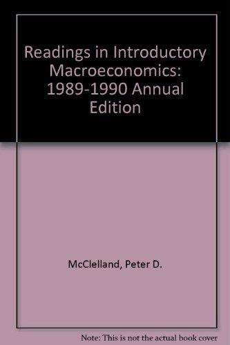 Readings in Introductory Macroeconomics, 1988-89