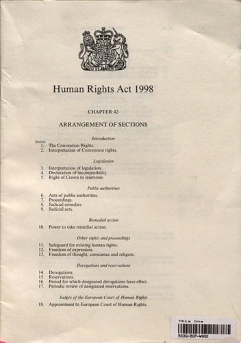 Human Rights Act 1998
