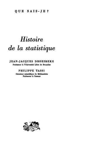 Histoire de la statistique