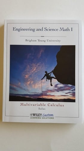 Engineering and Science Math 1 Multivariable Calculus