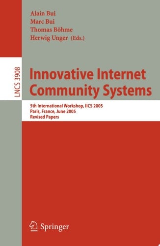 Innovative Internet Community Systems