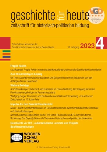 Fragile Fakten geschichte für heute 4/2023