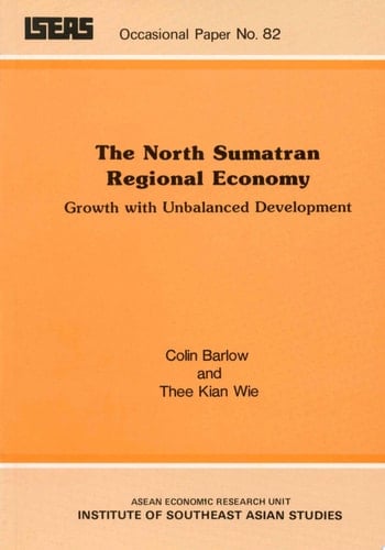 The North Sumatran Regional Economy Growth with Unbalanced Development