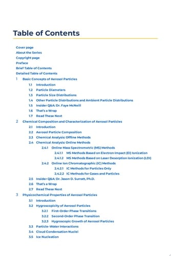 Aerosols in Atmospheric Chemistry