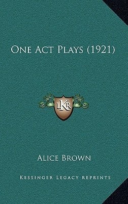 One Act Plays (1921)