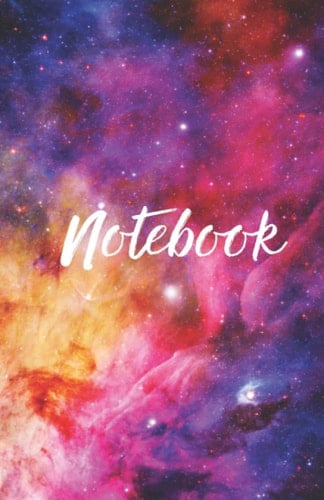 Galaxy Mini Notebook: 8.5 x 5.5 inch - 200 pages / 100 sheet
