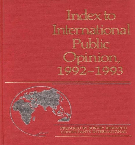 Index to International Public Opinion, 1992-1993